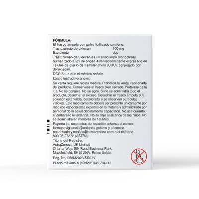 Enhertu ® 100 mg Frasco con Ámpula Enhertu ® 100 mg Frasco con Ámpula