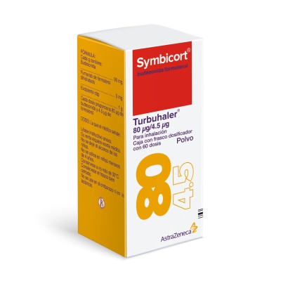 Symbicort® Turbuhaler® 80 mg/4.5 mg Dosificador con 60 Dosis Symbicort® Turbuhaler® 80 mg/4.5 mg Dosificador con 60 Dosis