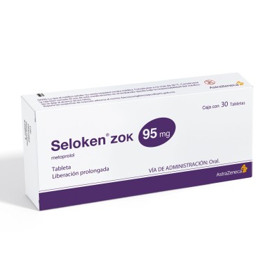 Seloken® zok 95 mg Caja con 30 Tabletas Seloken® zok 95 mg Caja con 30 Tabletas