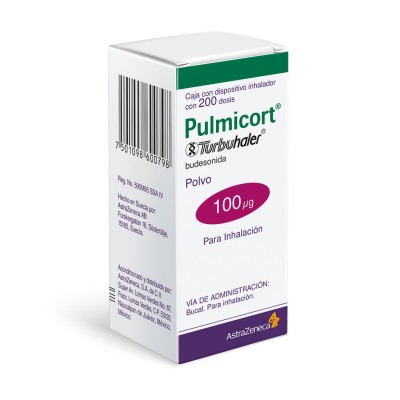 Pulmicort ® Turbuhaler® 100 mg Dispositivo inhalador con 200 dosis Pulmicort ® Turbuhaler® 100 mg Dispositivo inhalador con 200 dosis