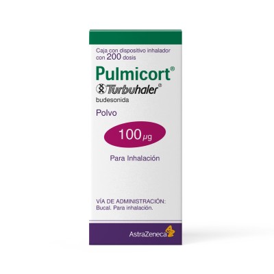 Pulmicort ® Turbuhaler® 100 mg Dispositivo inhalador con 200 dosis Pulmicort ® Turbuhaler® 100 mg Dispositivo inhalador con 200 dosis