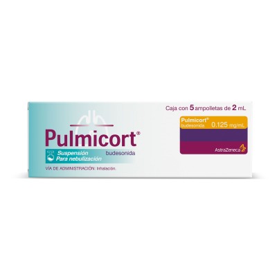 Pulmicort® 0.125 mg/mL Caja con 5 Ampolletas de 2 mL Pulmicort® 0.125 mg/mL Caja con 5 Ampolletas de 2 mL