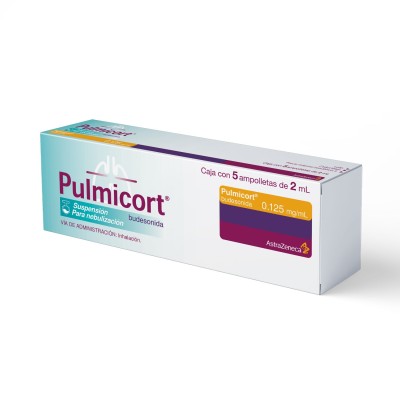 Pulmicort® 0.125 mg/mL Caja con 5 Ampolletas de 2 mL Pulmicort® 0.125 mg/mL Caja con 5 Ampolletas de 2 mL