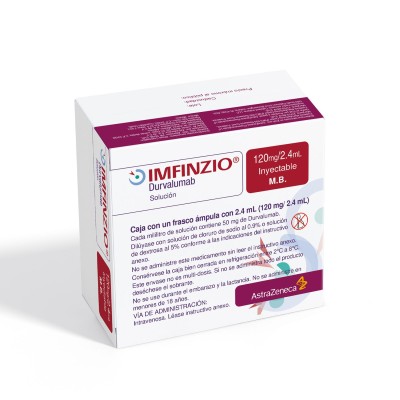 Imfinzio ® 120 mg/2.4 mL Solución Inyectable Imfinzio ® 120 mg/2.4 mL Solución Inyectable