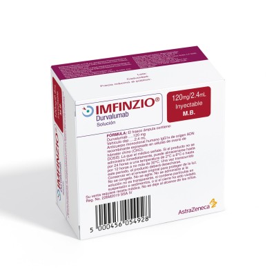 Imfinzio ® 120 mg/2.4 mL Solución Inyectable Imfinzio ® 120 mg/2.4 mL Solución Inyectable