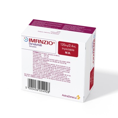 Imfinzio ® 120 mg/2.4 mL Solución Inyectable Imfinzio ® 120 mg/2.4 mL Solución Inyectable