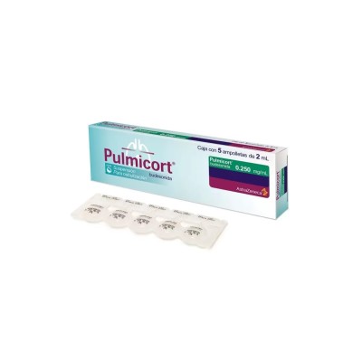 Pulmicort® 0.250 mg/mL Caja con 5 Ampolletas de 2 mL Pulmicort® 0.250 mg/mL Caja con 5 Ampolletas de 2 mL