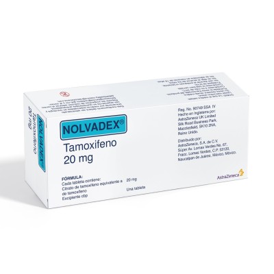 Nolvadex ® 20 mg Caja con 20 Tabletas Nolvadex ® 20 mg Caja con 20 Tabletas