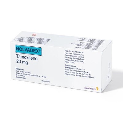Nolvadex ® 20 mg Caja con 20 Tabletas Nolvadex ® 20 mg Caja con 20 Tabletas