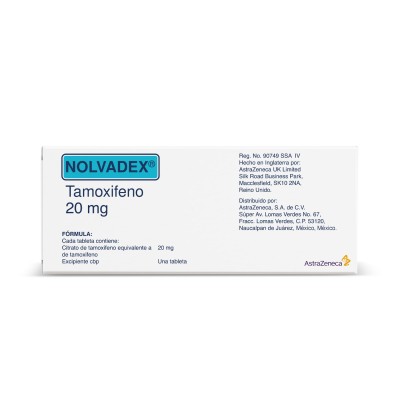 Nolvadex ® 20 mg Caja con 20 Tabletas Nolvadex ® 20 mg Caja con 20 Tabletas