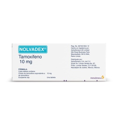 Nolvadex® 10 mg Caja con 30 Tabletas Nolvadex® 10 mg Caja con 30 Tabletas
