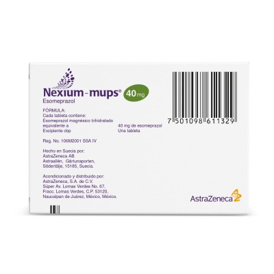 Nexium-mups® 40 mg Caja con 14 Tabletas