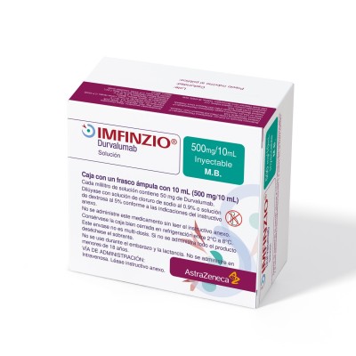 Imfinzio ® 500 mg/10 mL Solución Inyectable Imfinzio ® 500 mg/10 mL Solución Inyectable
