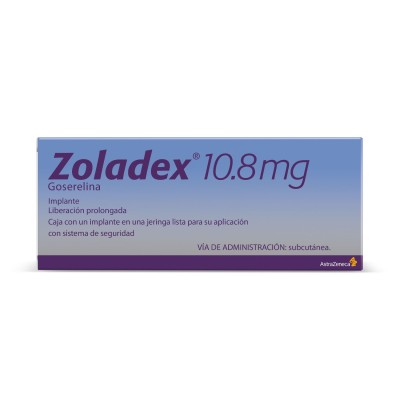 Zoladex® 10.8 mg Caja con un Implante en una Jeringa Zoladex® 10.8 mg Caja con un Implante en una Jeringa