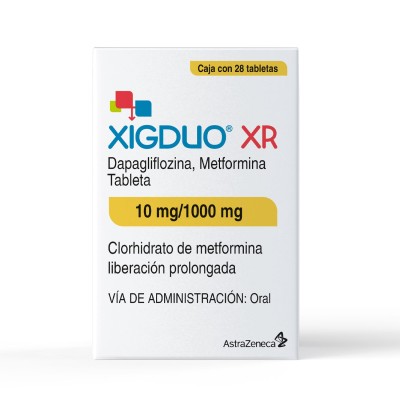 Xigduo ® XR 10 mg/1000 mg Caja con 28 Tabletas